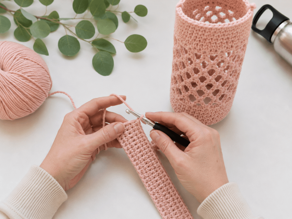 Summer Days Water Bottle Holder Crochet Pattern
