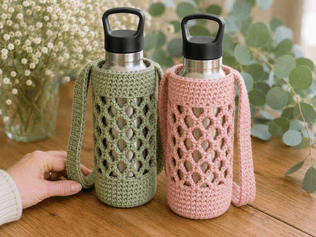 Summer Days Water Bottle Holder Crochet Pattern