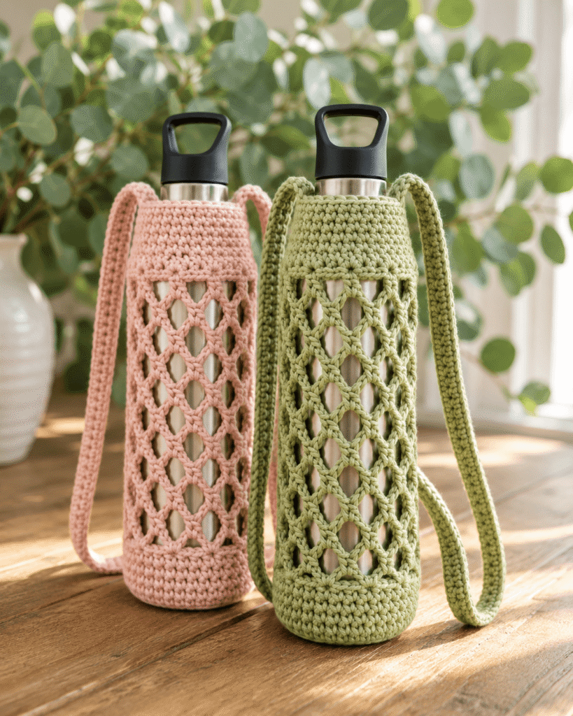 Summer Days Water Bottle Holder Crochet Pattern