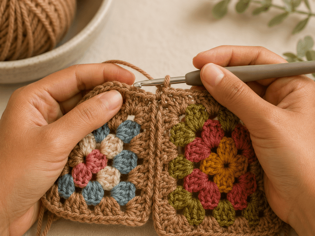 Boho Granny Square Wrap Bolero / Crop Top — Free Crochet Pattern