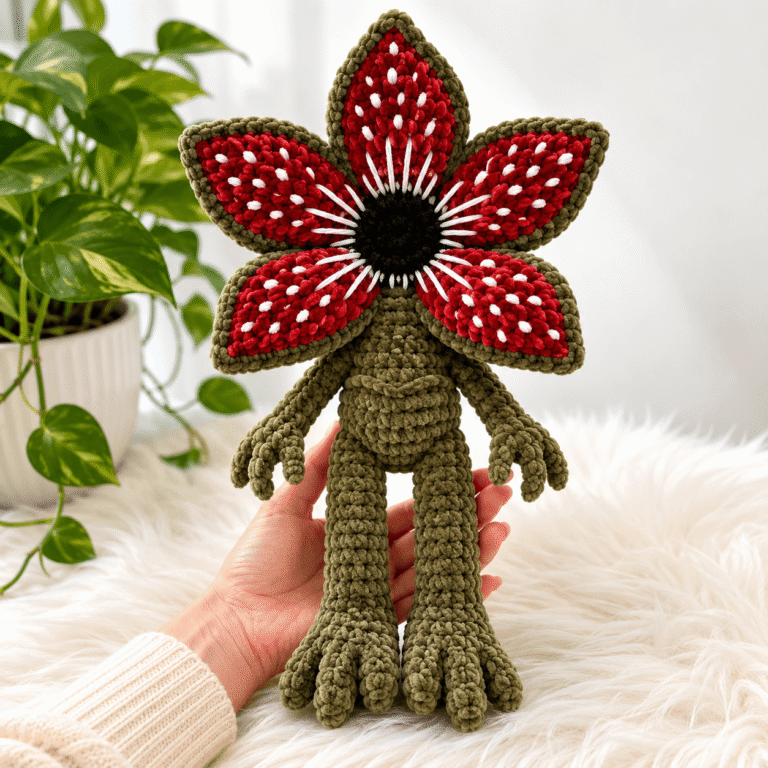 Crochet Demogorgon Amigurumi: A Free & Easy-to-Follow Pattern