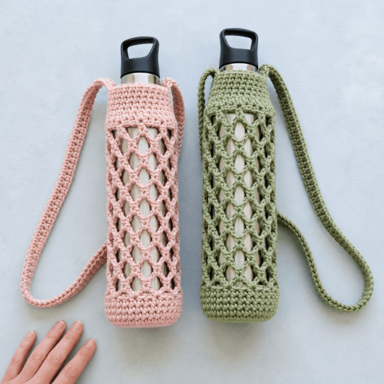 Summer Days Water Bottle Holder Crochet Pattern